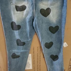 Heart jeans